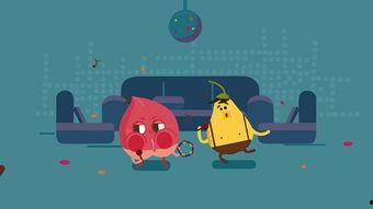 创意mg动画吃瓜,创意MG动画带你领略吃瓜乐趣